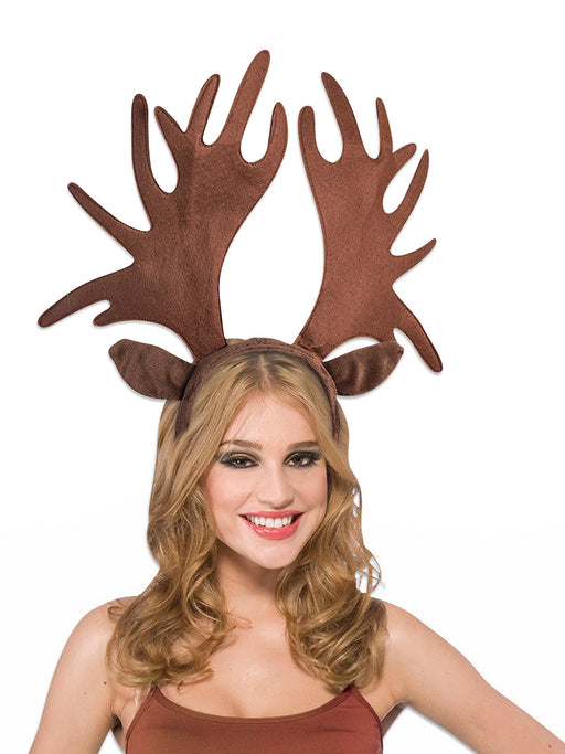 Adult Jumbo Brown Moose Accessory Set - costumesupercenter.com