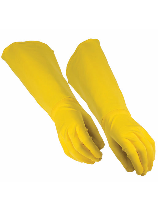 Kids' Yellow Superhero Gloves - costumesupercenter.com