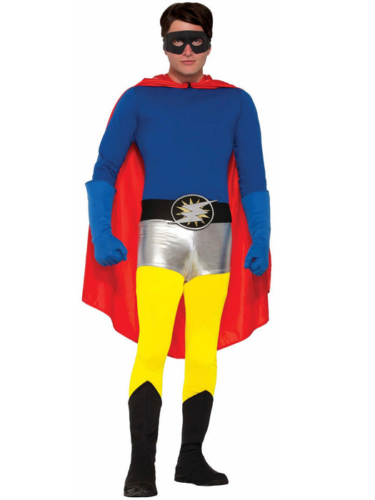 Mens Yellow Hero Pants - costumesupercenter.com