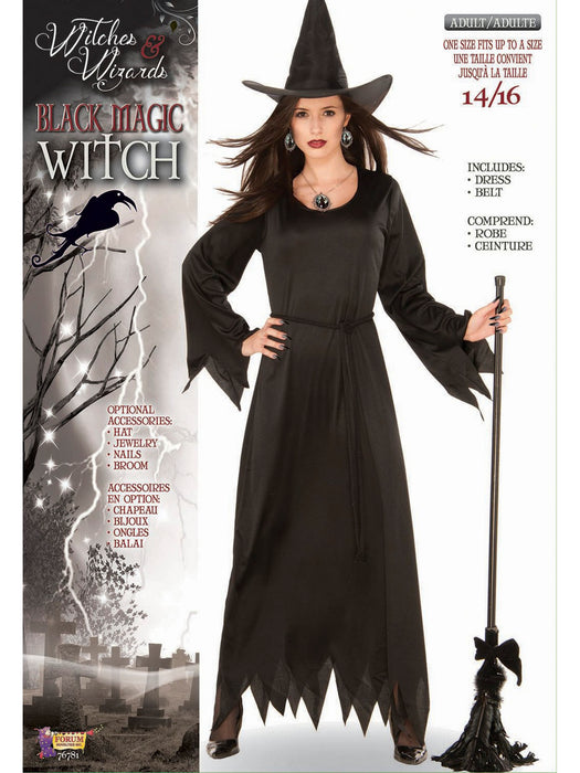 Black Magic Witch Womens Costume - costumesupercenter.com