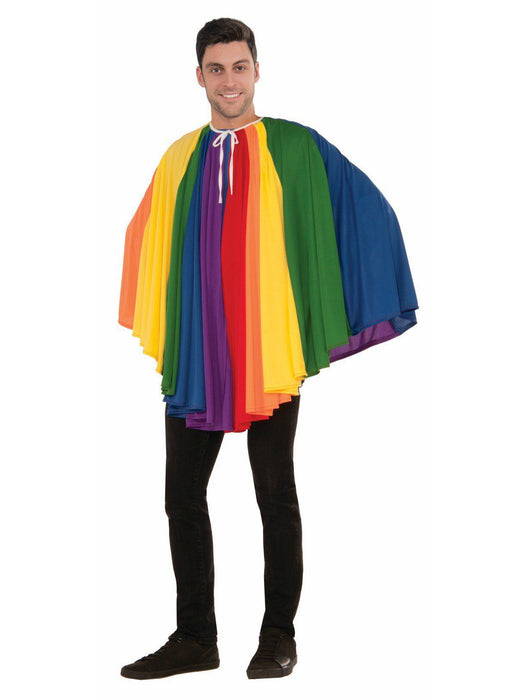 Rainbow Adult Cape - costumesupercenter.com