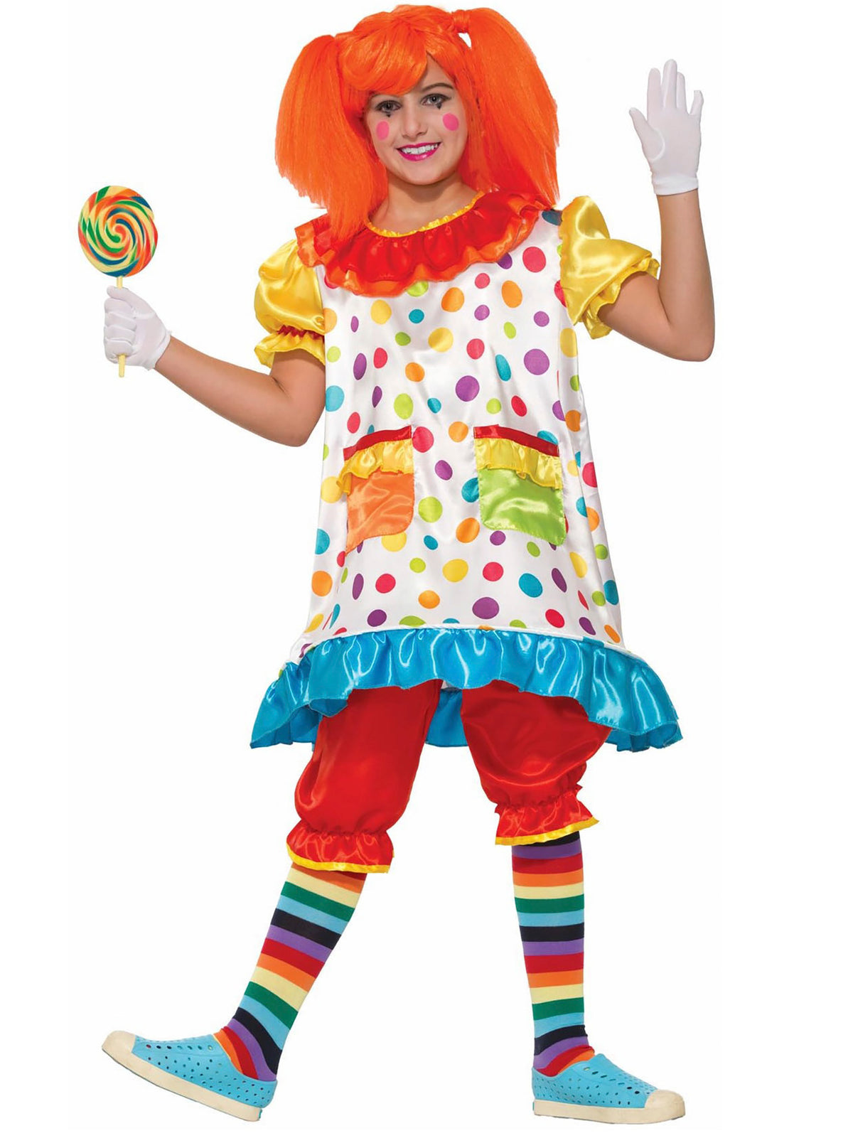 Girls Wiggles The Clown Costume — Costume Super Center