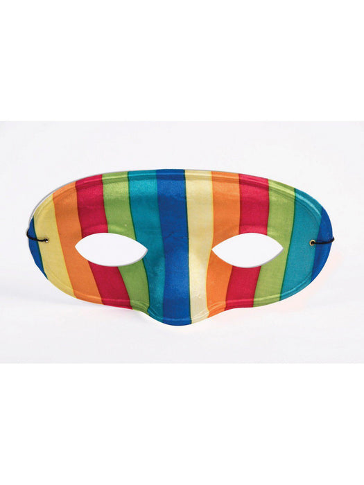 Rainbow Domino Mask - costumesupercenter.com