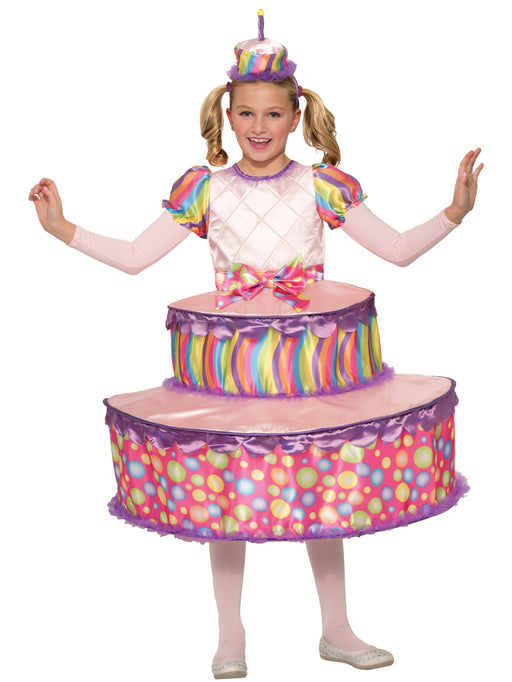 Birthday Cake Child Costume - costumesupercenter.com