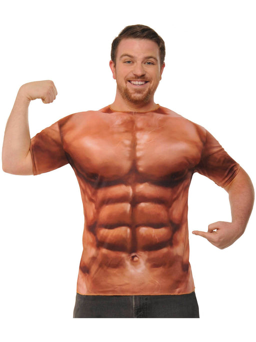 Mens Sublimination Muscle Shirt Costume - costumesupercenter.com