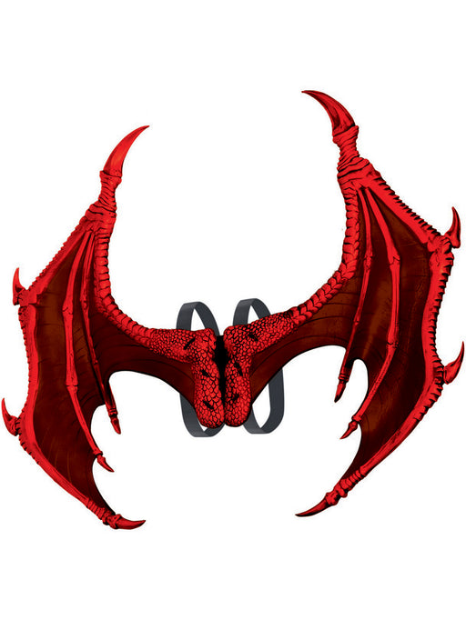 Adult Red Demon Wings - costumesupercenter.com