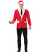 Adult Simply Suited Santa Jacket & Hat - costumesupercenter.com