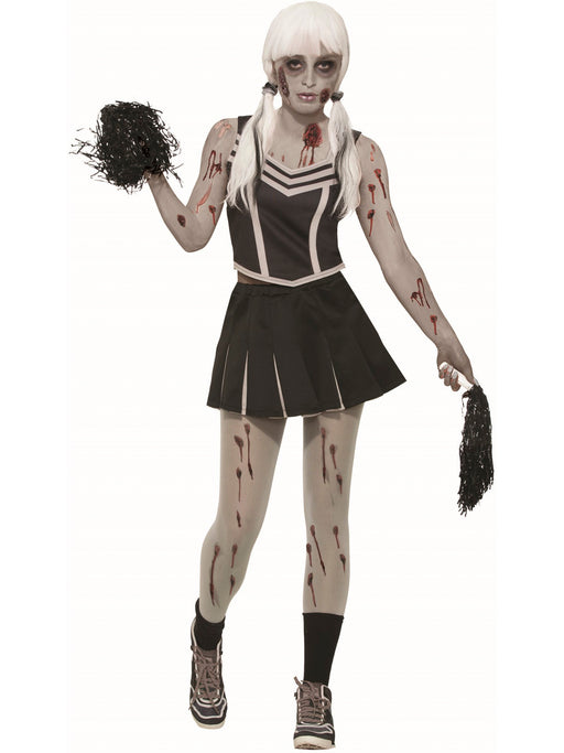 Womens Zombie Cheerleader Costume - costumesupercenter.com