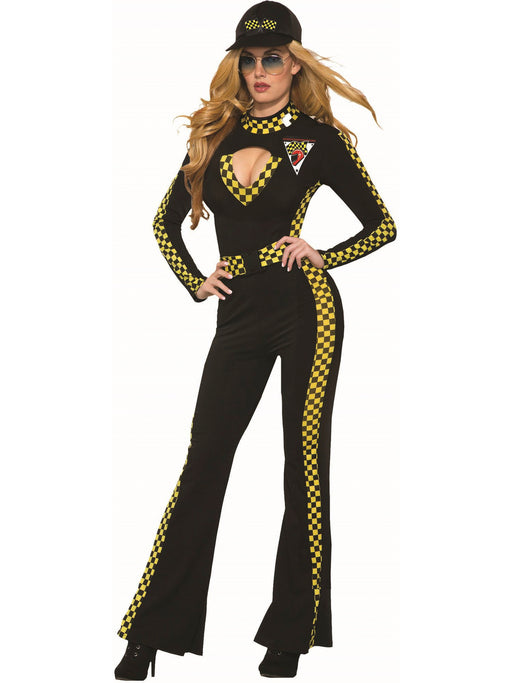 Womens Race Car Jumpsuit Costume - costumesupercenter.com