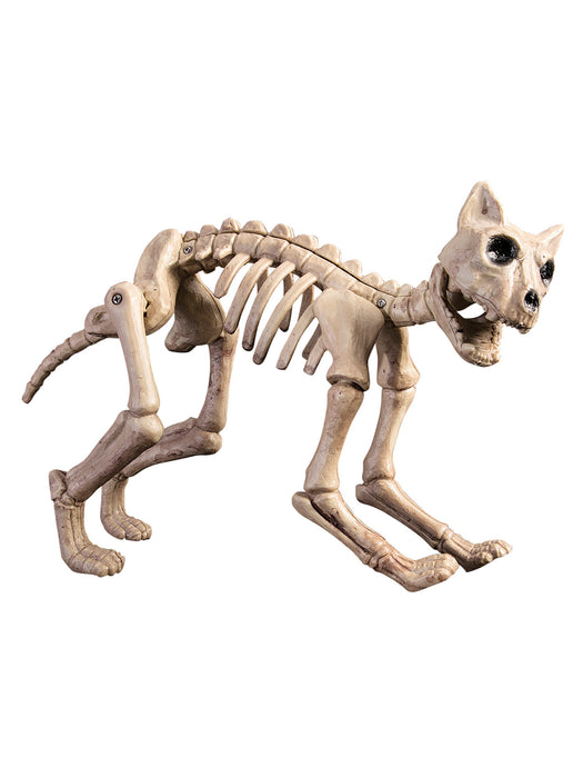 15-inch Spooky Skeleton Cat - costumesupercenter.com