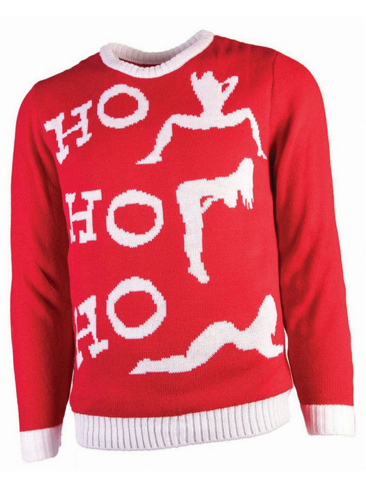 Ho-Ho-Ho-liday Sweater - costumesupercenter.com