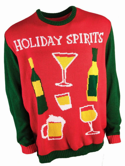 Holiday Spirits Sweater - costumesupercenter.com