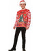 Santa Sublimation Adult Shirt - costumesupercenter.com