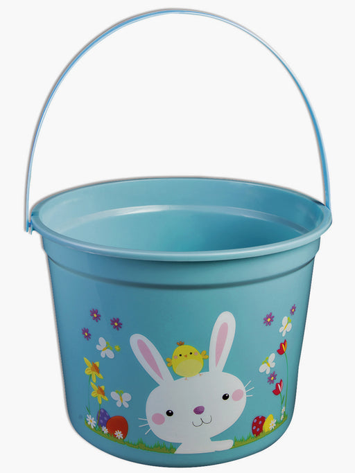 8-inch Blue Easter Bucket - costumesupercenter.com