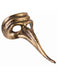 Gold Long Nose Adult Mask - costumesupercenter.com