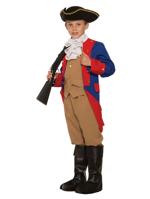 Boy's Colonial Soldier Costume - costumesupercenter.com