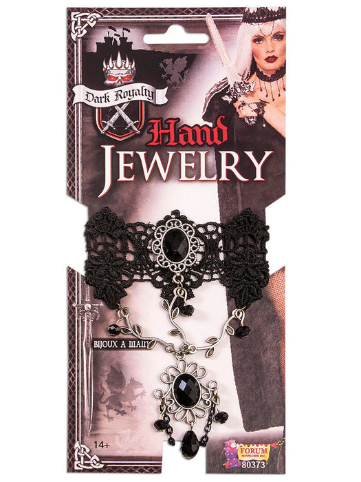 Women's Dark Royalty Hand Jewelry Accessory - costumesupercenter.com