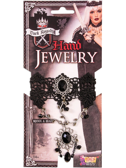 Women's Dark Royalty Hand Jewelry Accessory - costumesupercenter.com