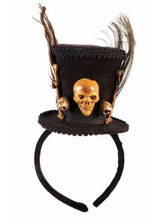 Voodoo Top Hat Headband Accessory - costumesupercenter.com