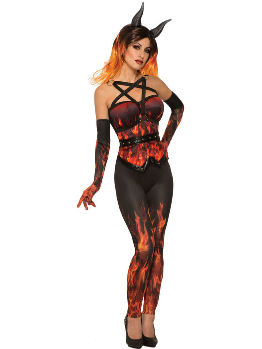 Sexy Devil Corset for Women - costumesupercenter.com