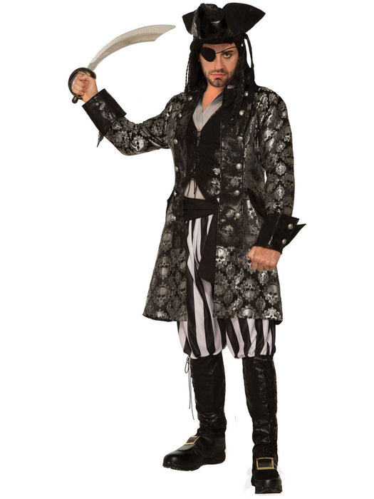 Captain Sterling Blackskull Mens Costume - costumesupercenter.com