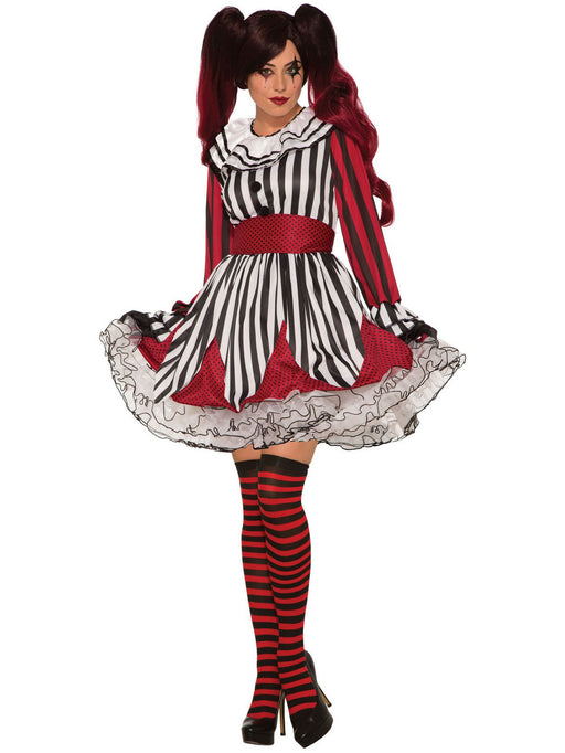 Miss Mischief Female Clown Womens Costume - costumesupercenter.com