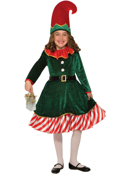 Santa's Little Elf Costume for Kids - costumesupercenter.com