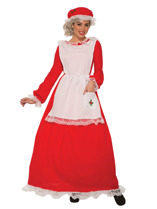 Womens Traditional Mrs Claus Costume - costumesupercenter.com