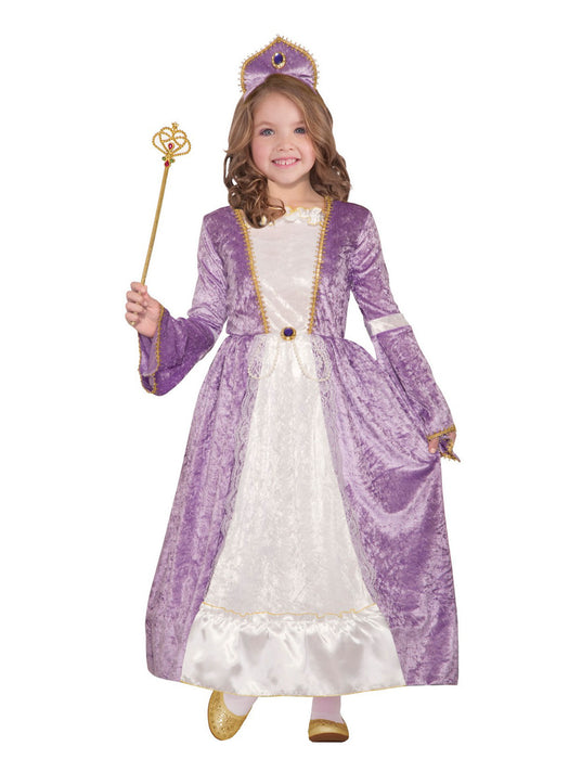Princess Peyton Purple Costume for Girls - costumesupercenter.com