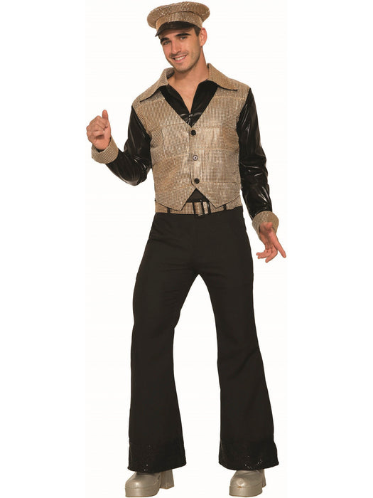 Mens Disco King Gold Costume - costumesupercenter.com