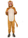 Kid's Lion Halloween Costume Jumpsuit and Mask - costumesupercenter.com