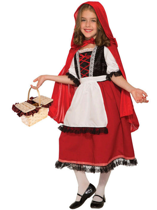 Deluxe Lil Red Riding Hood Child Costume - costumesupercenter.com