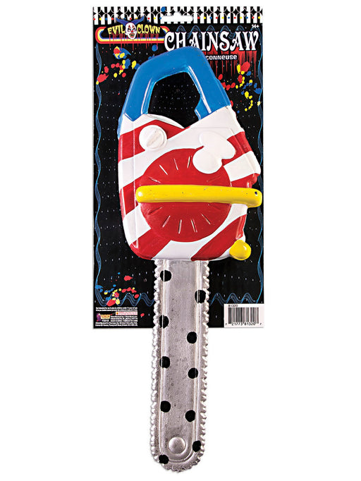 Scary Clown Chainsaw for Teens and Adults - costumesupercenter.com