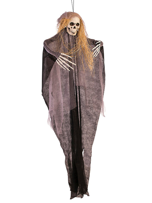 60" Hanging Skull Prop - costumesupercenter.com