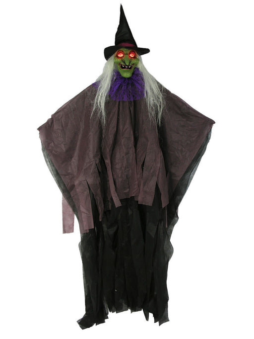 57-inch Light Up Hanging Witch - costumesupercenter.com
