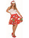 Womens Christmas Red Plus Skirt - costumesupercenter.com