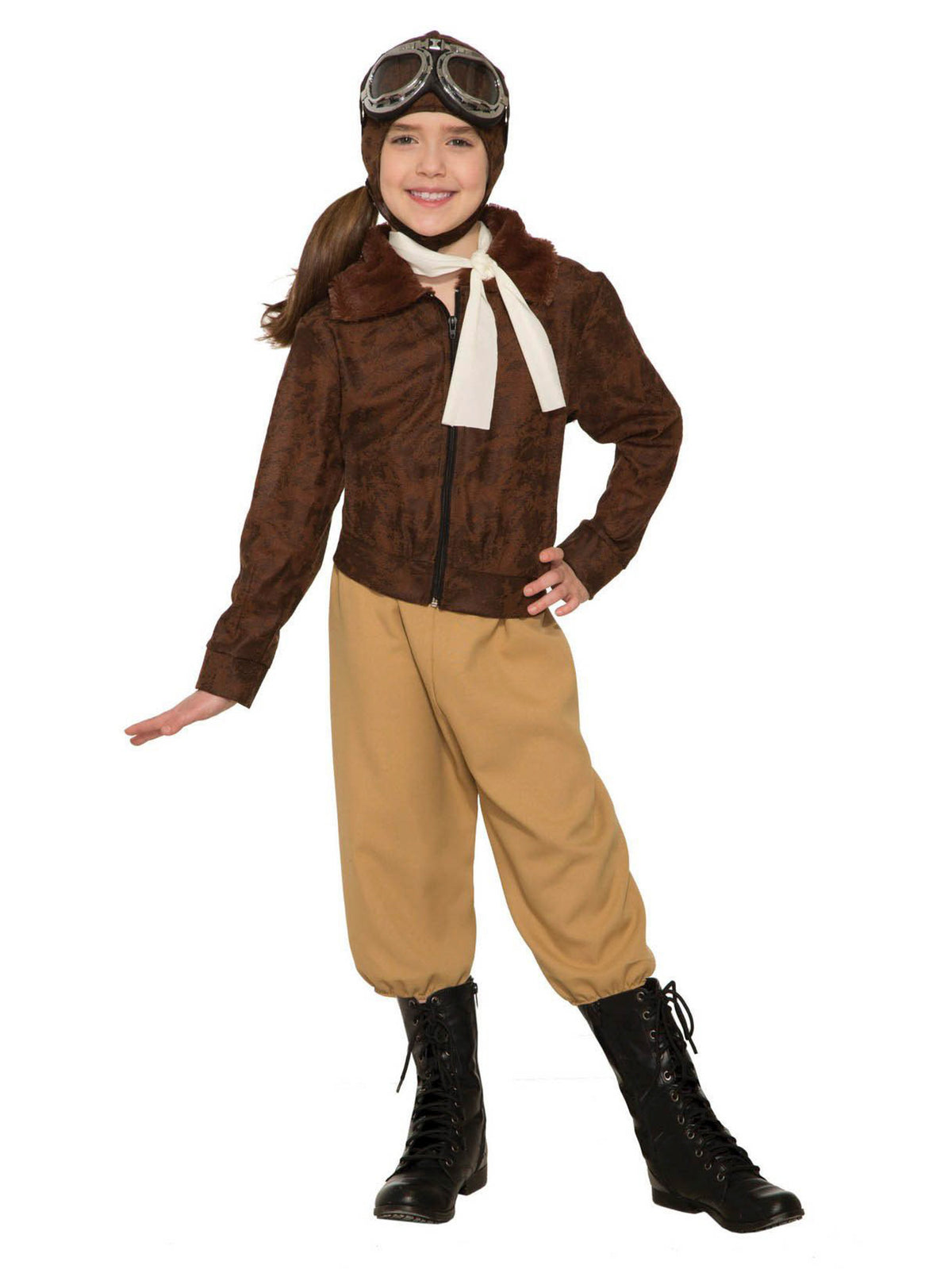 Clear Skies Amelia Earhart Child Costume — Costume Super Center