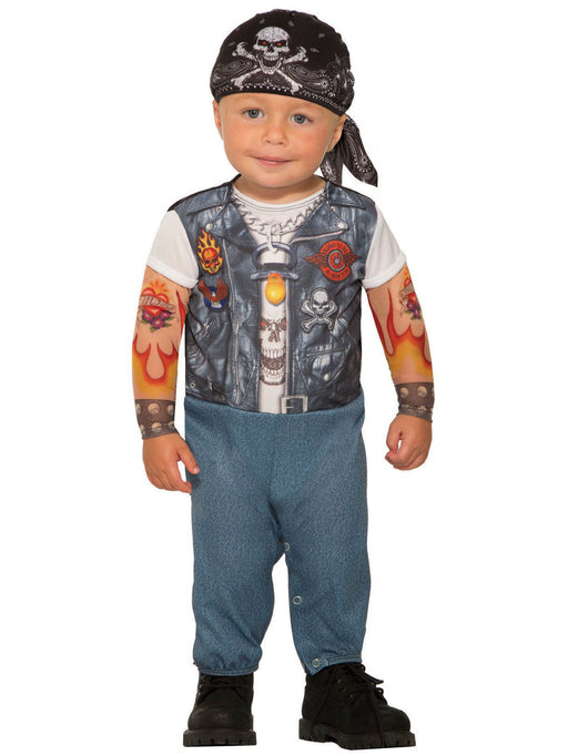 Baby/Toddler Wild Biker Costume - costumesupercenter.com