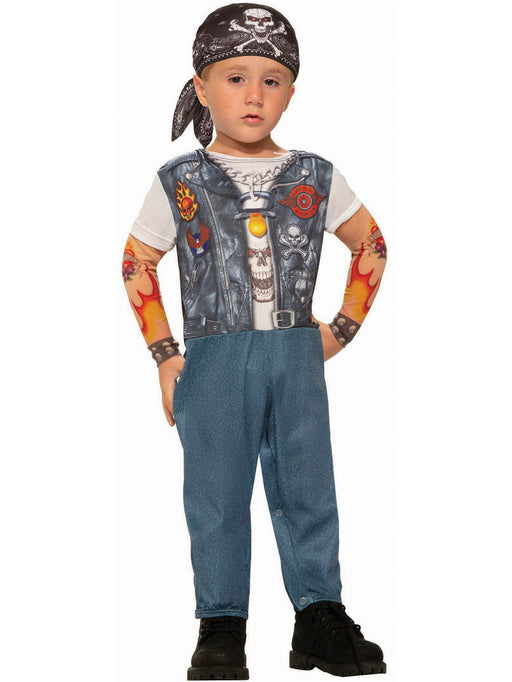 Baby/Toddler Wild Biker Costume - costumesupercenter.com