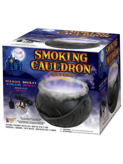 Smoking Cauldron with Multicolor Mist - costumesupercenter.com