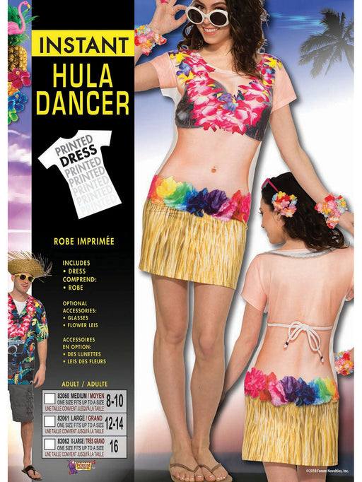 Sublimation - Hula Dancer Costume - costumesupercenter.com