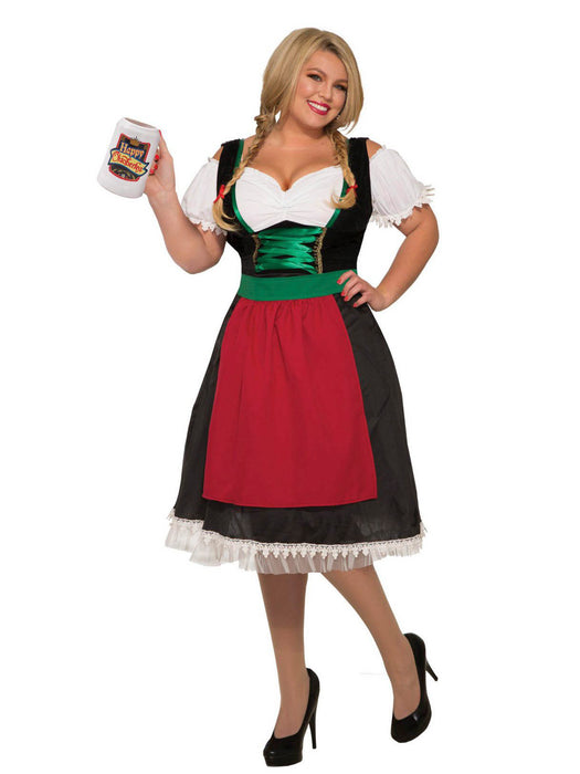 Women Fraulein Plus Size Adult Costume - costumesupercenter.com