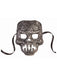 Silver Masquerade Skeleton Mask - costumesupercenter.com