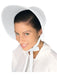 White Bonnet Hat - costumesupercenter.com