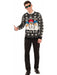Mens ChristmasSnow Buds Sweater - costumesupercenter.com