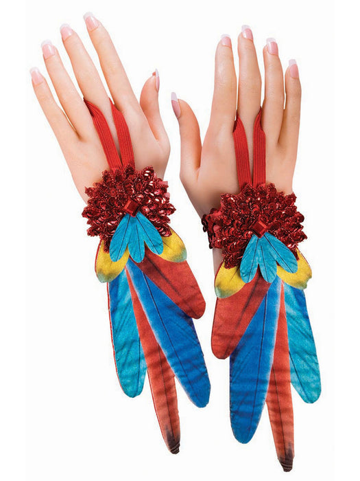 Parrot Tropical Wristlets - costumesupercenter.com
