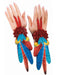 Parrot Tropical Wristlets - costumesupercenter.com