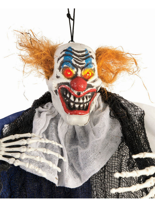 3 Foot Hanging Mini Light Up Clown - costumesupercenter.com