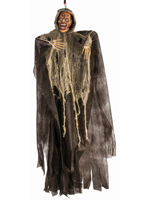 3 ft. Hanging Zombie with Light-Up Eyes - costumesupercenter.com