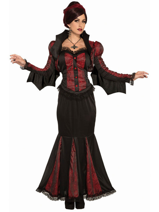 Lady of Darkness Vampire Womens Costume - costumesupercenter.com